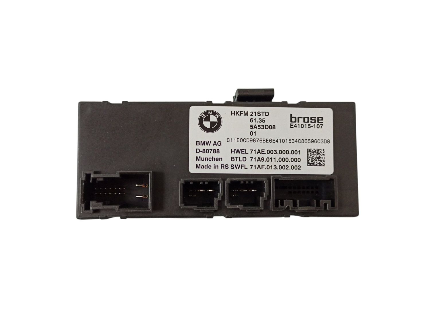 BMW X6 Tailgate/trunk control unit/module OEM 5A74B11 — Europe Delivery