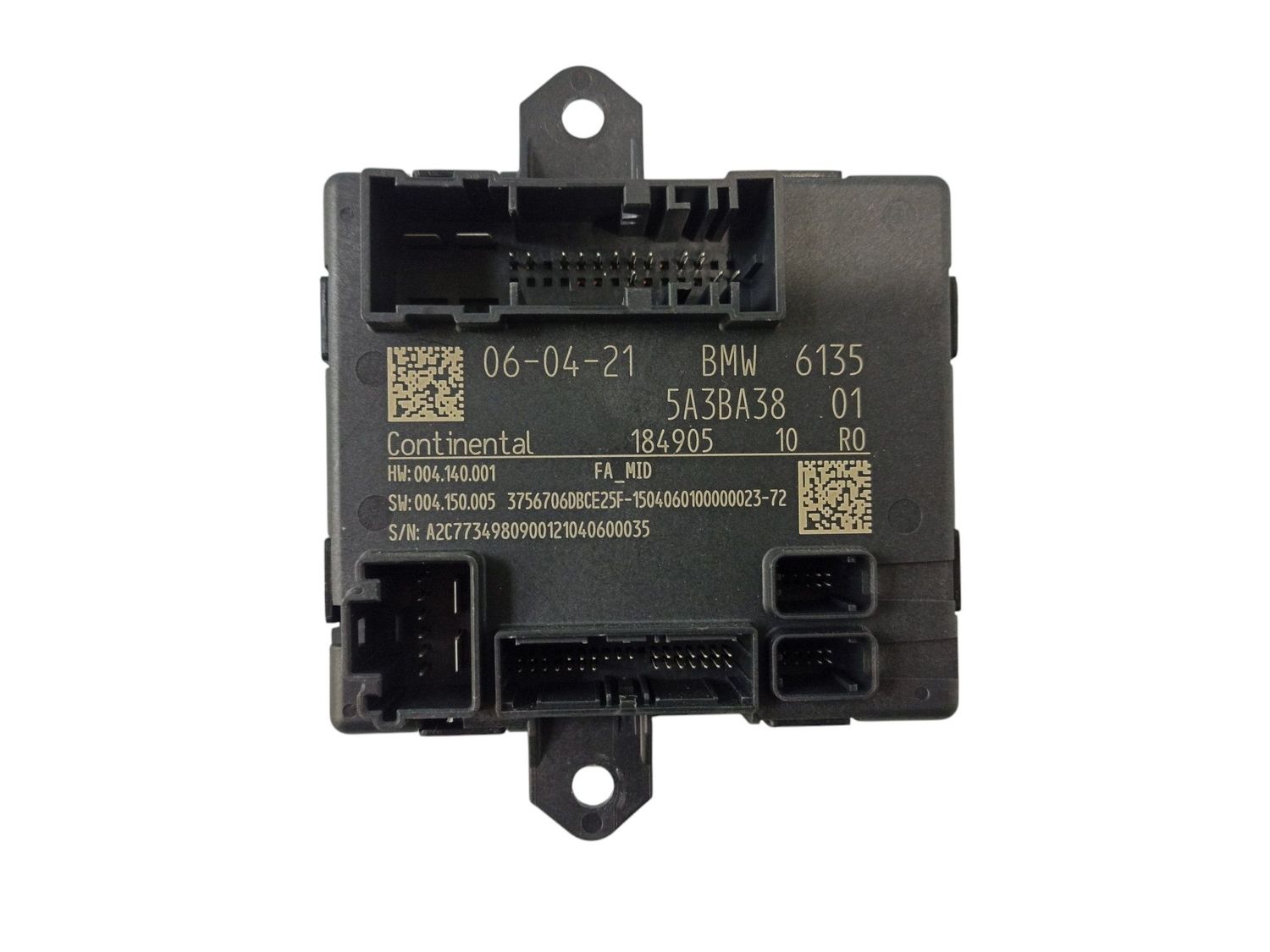 BMW IX Door control unit/module OEM 61355A3BA38 — Europe Delivery