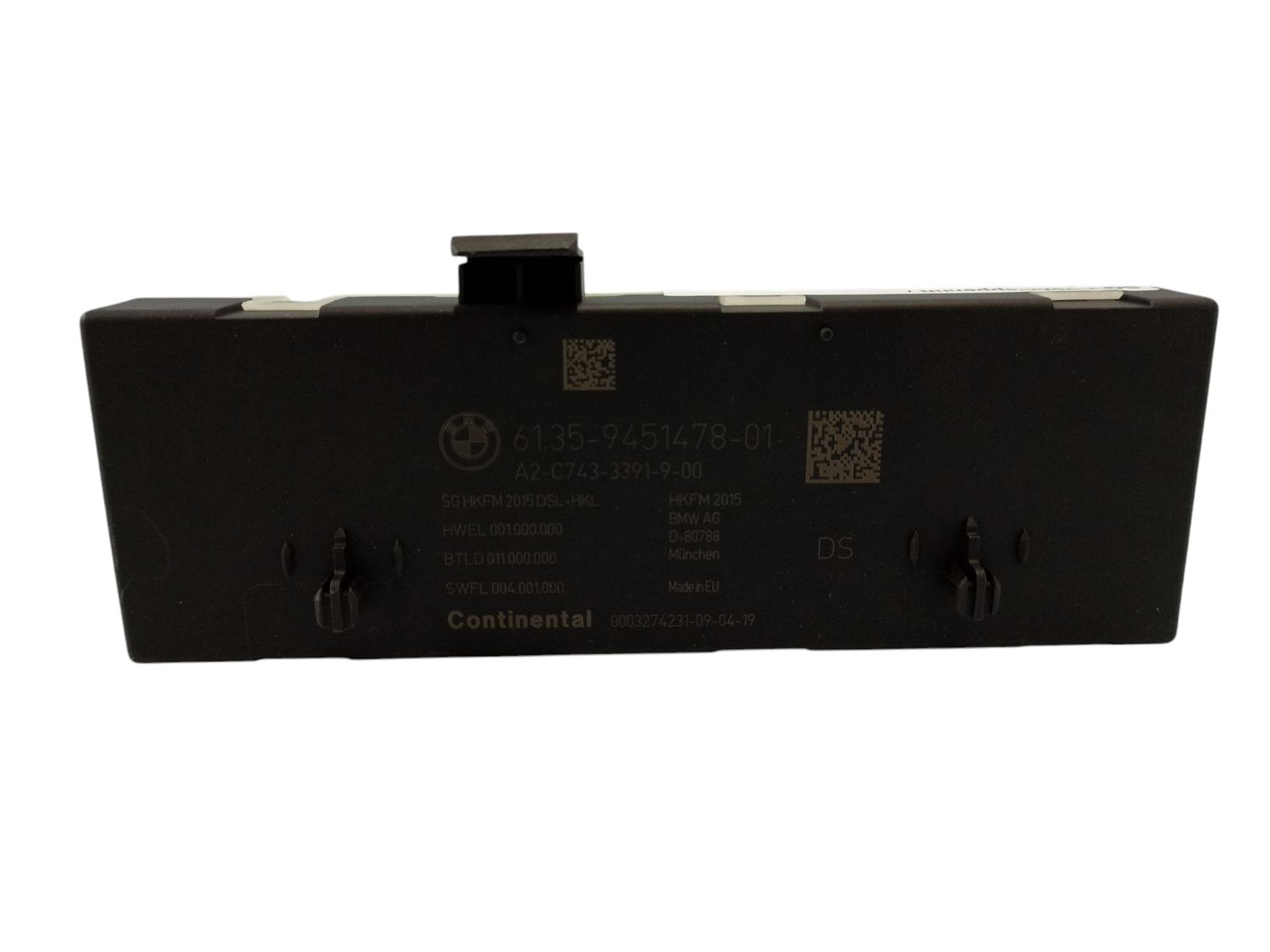 BMW 3 SERIES Tailgate/trunk control unit/module OEM 61359451478 — Europe Delivery