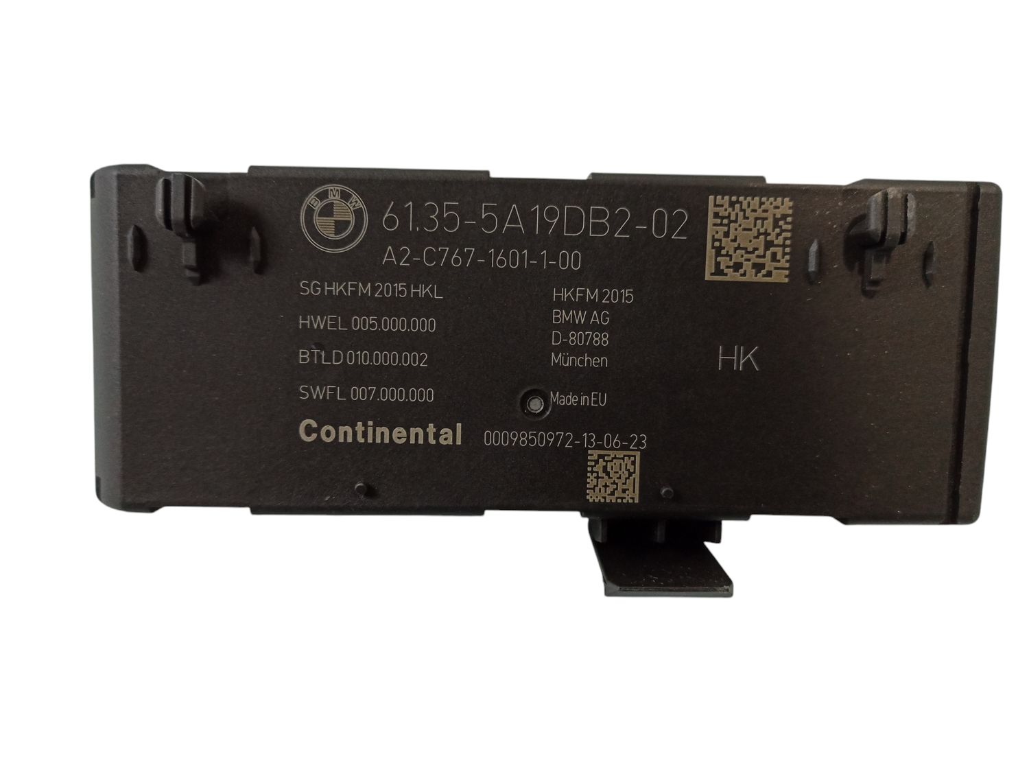 BMW 3 SERIES Tailgate/trunk control unit/module OEM 61355A19DB2 — Europe Delivery