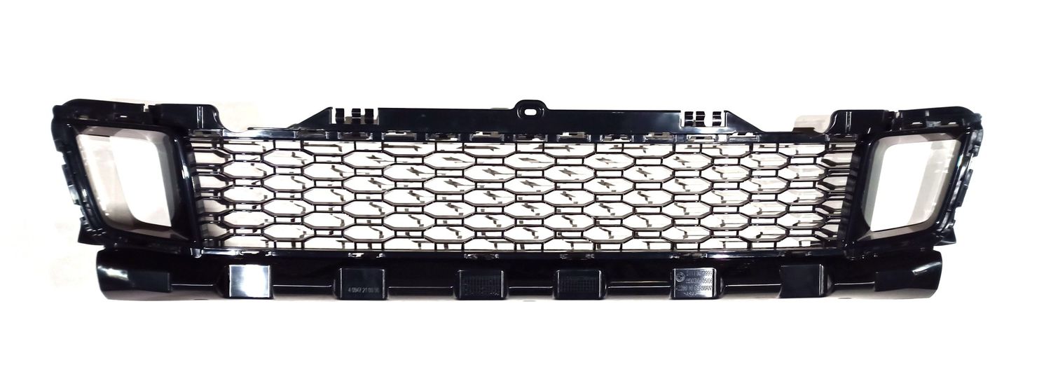 BMW 7 SERIES Front bumper upper radiator grill OEM 51118073999 — Europe Delivery