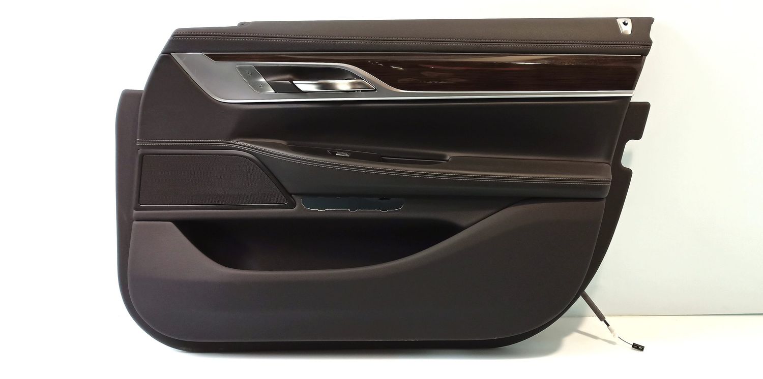 BMW 7 SERIES Front door card panel trim OEM 51417448498 — Europe Delivery