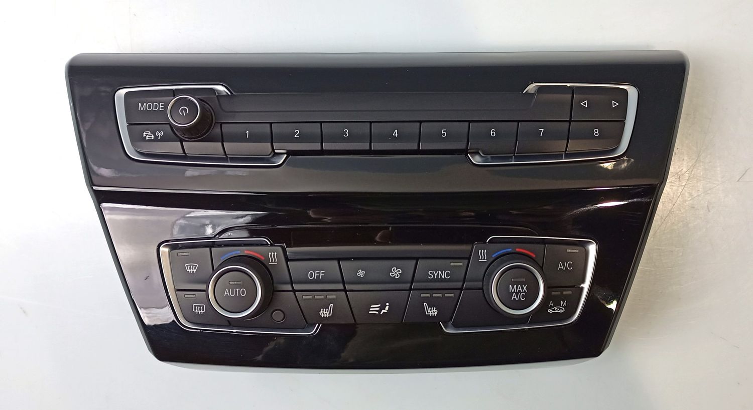 BMW 2 SERIES Climate control/heater control trim OEM 5V12939 — Europe Delivery