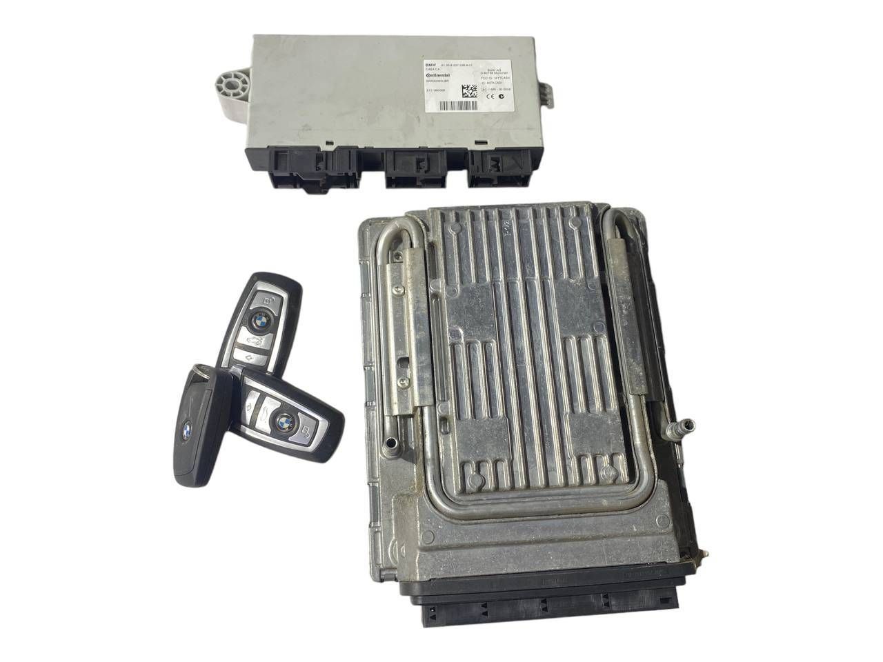 BMW 7 SERIES Engine ECU kit and lock set OEM 12147624032 — Europe Delivery
