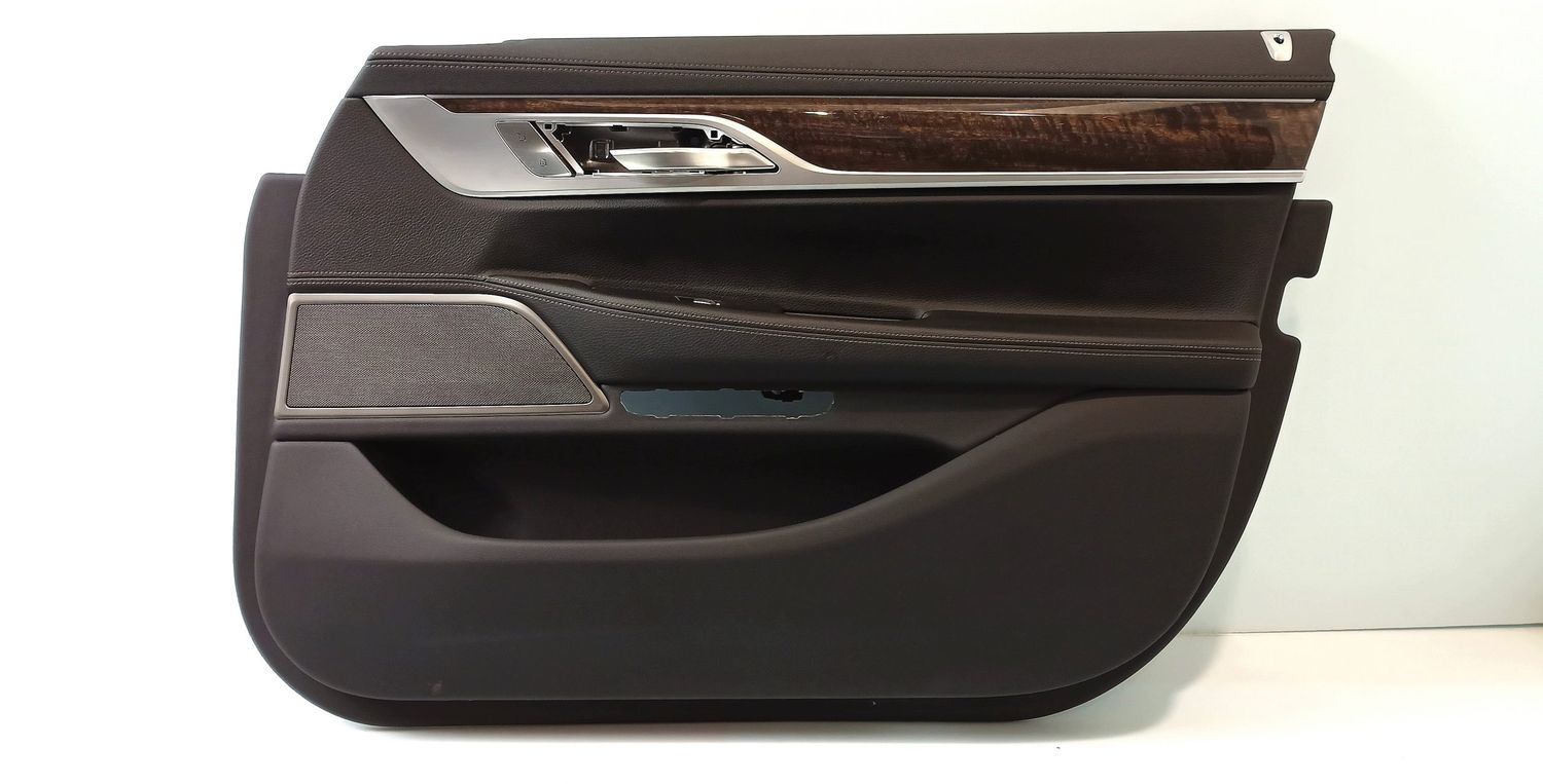 BMW 7 SERIES Front door card panel trim OEM 51417448476 — Europe Delivery