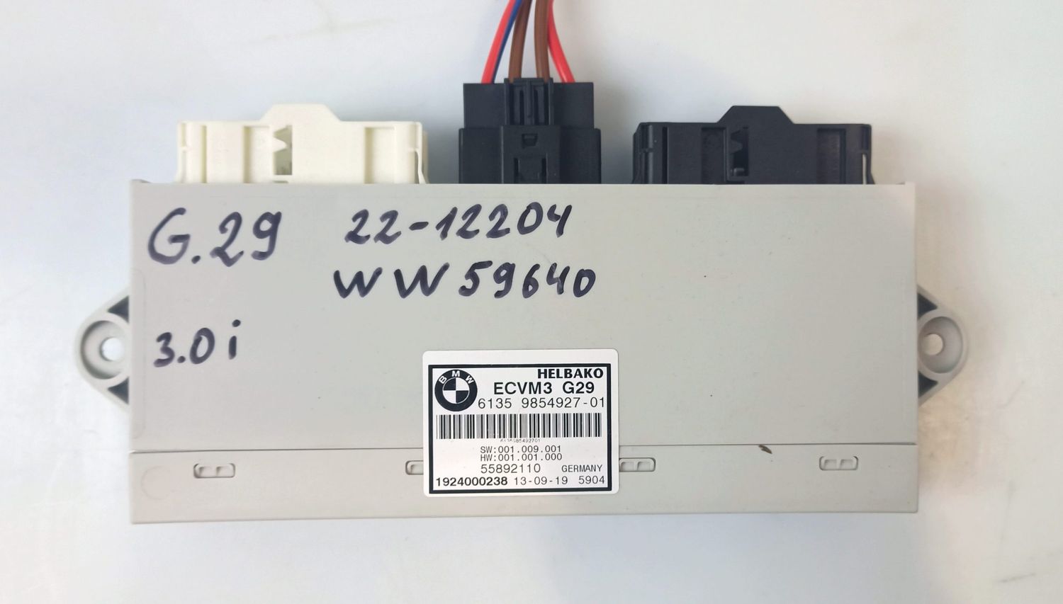 BMW Z4 Comfort/convenience module OEM 5A09384 — Europe Delivery