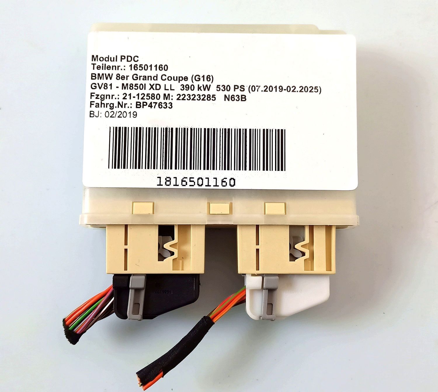 BMW 4 SERIES Parking PDC control unit/module OEM 66209891728 — Europe Delivery