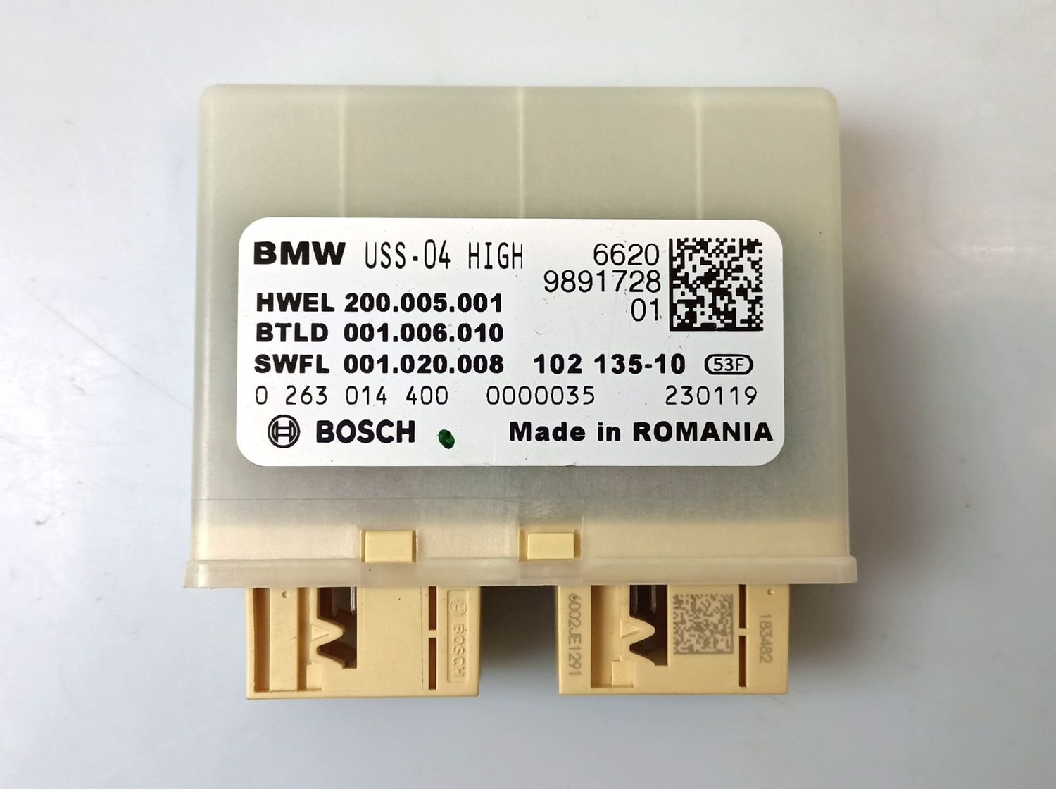 BMW 4 SERIES Parking PDC control unit/module OEM 66209891728 — Europe Delivery