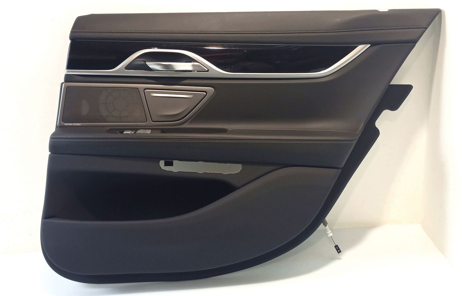 BMW 7 SERIES Rear door card panel trim OEM 51427448320 — Europe Delivery