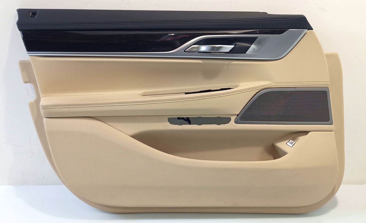 BMW 7 SERIES Front door card panel trim OEM 51417448467 — Europe Delivery