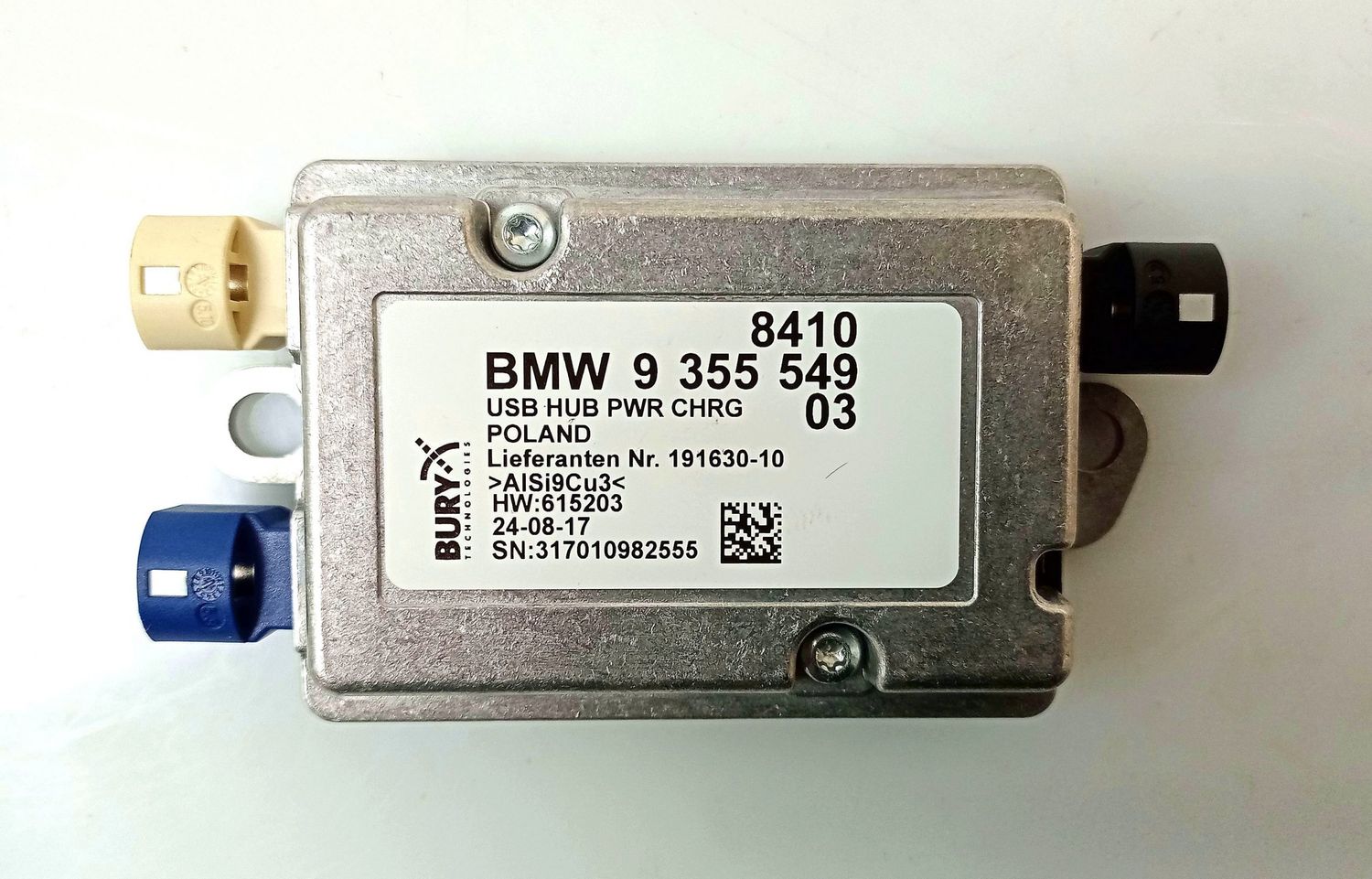 BMW 2 SERIES USB control unit OEM 84109355549 — Europe Delivery