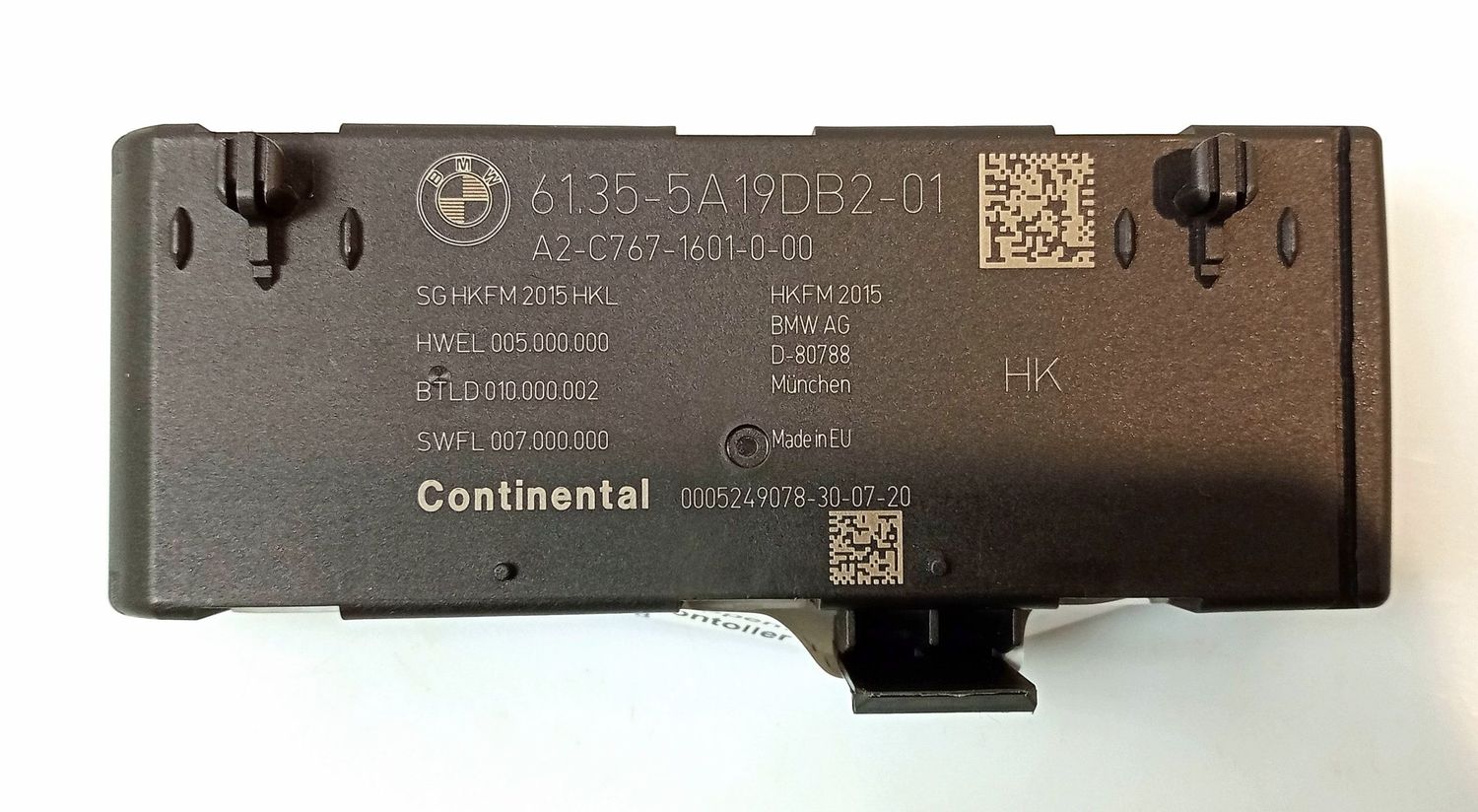 BMW 3 SERIES Tailgate/trunk control unit/module OEM 61355A19DB2 — Europe Delivery