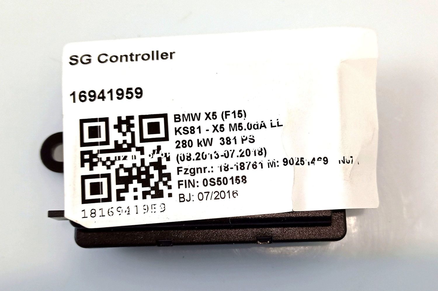 BMW 2 SERIES Other control units/modules OEM 0S50158 — Europe Delivery