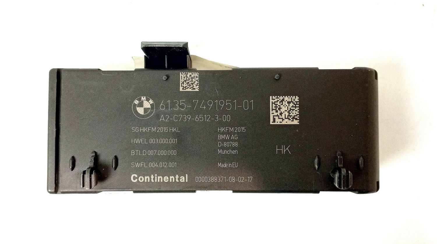 BMW X3 Tailgate/trunk control unit/module OEM 61357491951 — Europe Delivery