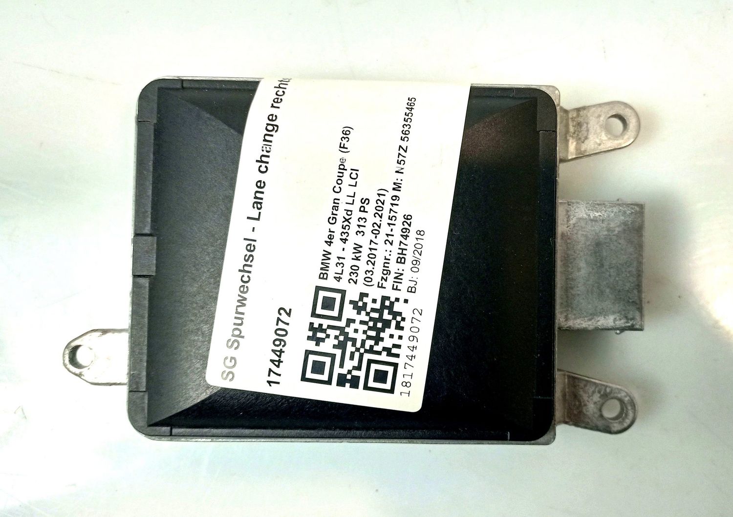 BMW 4 SERIES Blind spot module OEM 66326883502 — Europe Delivery