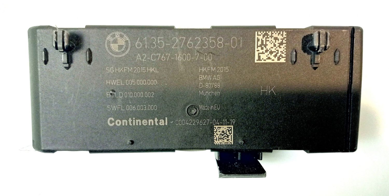 BMW 5 SERIES Tailgate/trunk control unit/module OEM 2762358 — Europe Delivery
