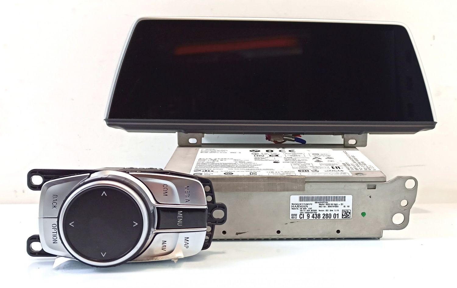 BMW 7 SERIES Screen/display/small screen OEM 65129438280 — Europe Delivery