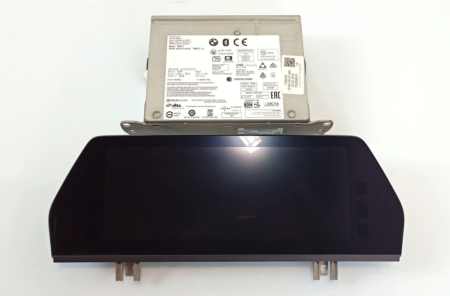 BMW 8 SERIES Head unit multimedia control OEM 65125A12E91 — Europe Delivery
