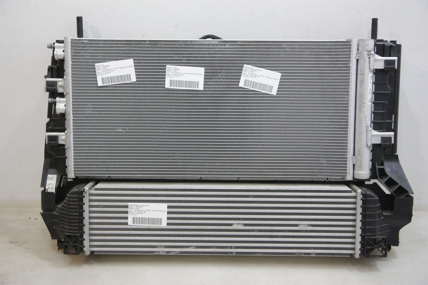 BMW 2 SERIES Radiator set OEM 17117617630 — Europe Delivery