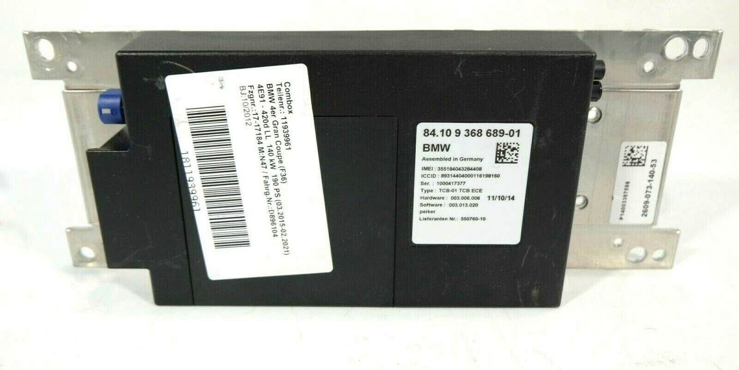 BMW 4 SERIES Other control units/modules OEM 9368689 — Europe Delivery
