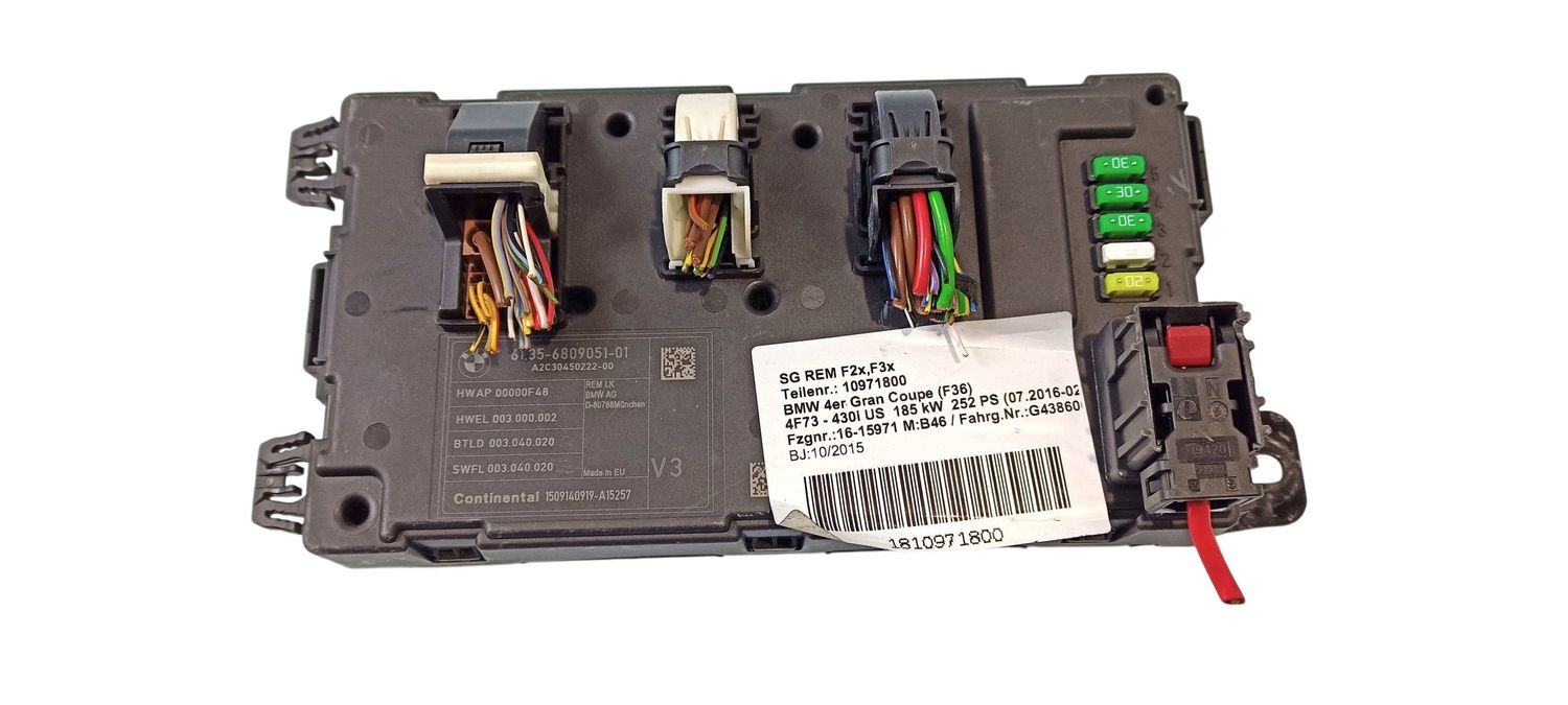 BMW 3 SERIES Comfort/convenience module OEM 61356809051 — Europe Delivery