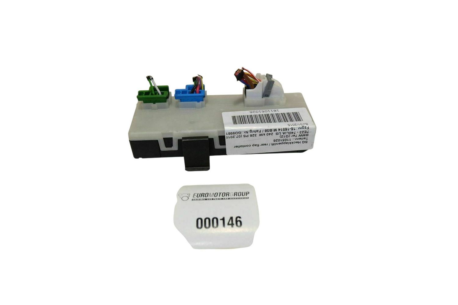 BMW 7 SERIES Tailgate/trunk control unit/module OEM 7426737 — Europe Delivery