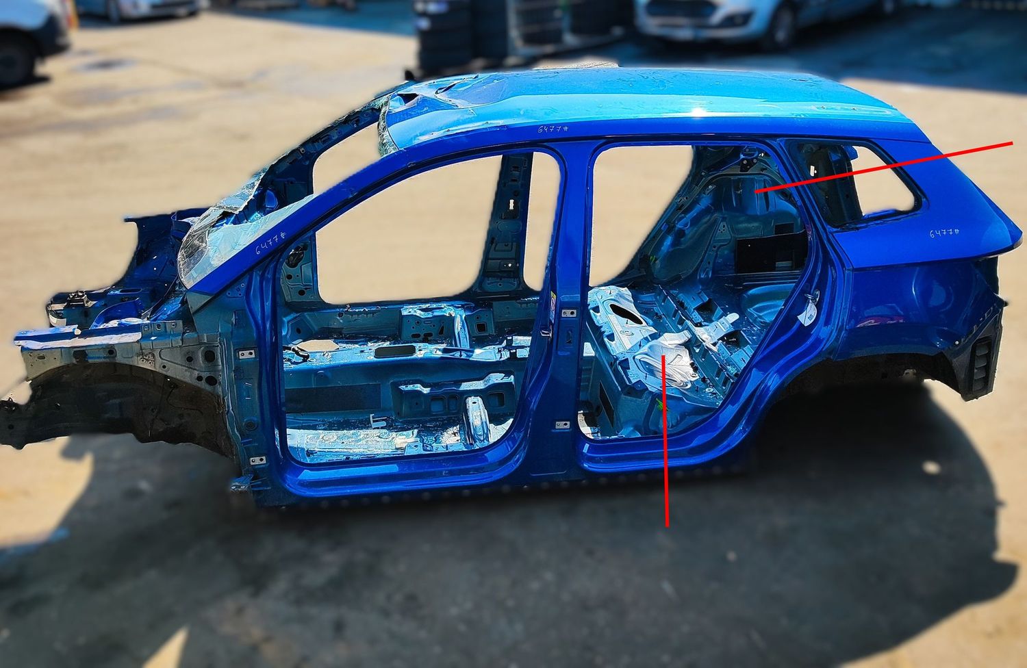 Tylny lewy quarter panel SKODA KAROQ (NU7) (2017-...) — Dostawa w Europie