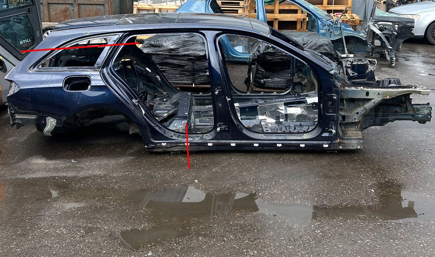 Bak höger quarter panel MERCEDES-BENZ E-CLASS (T-Model S213) (2016-...) — Leverans i Europa