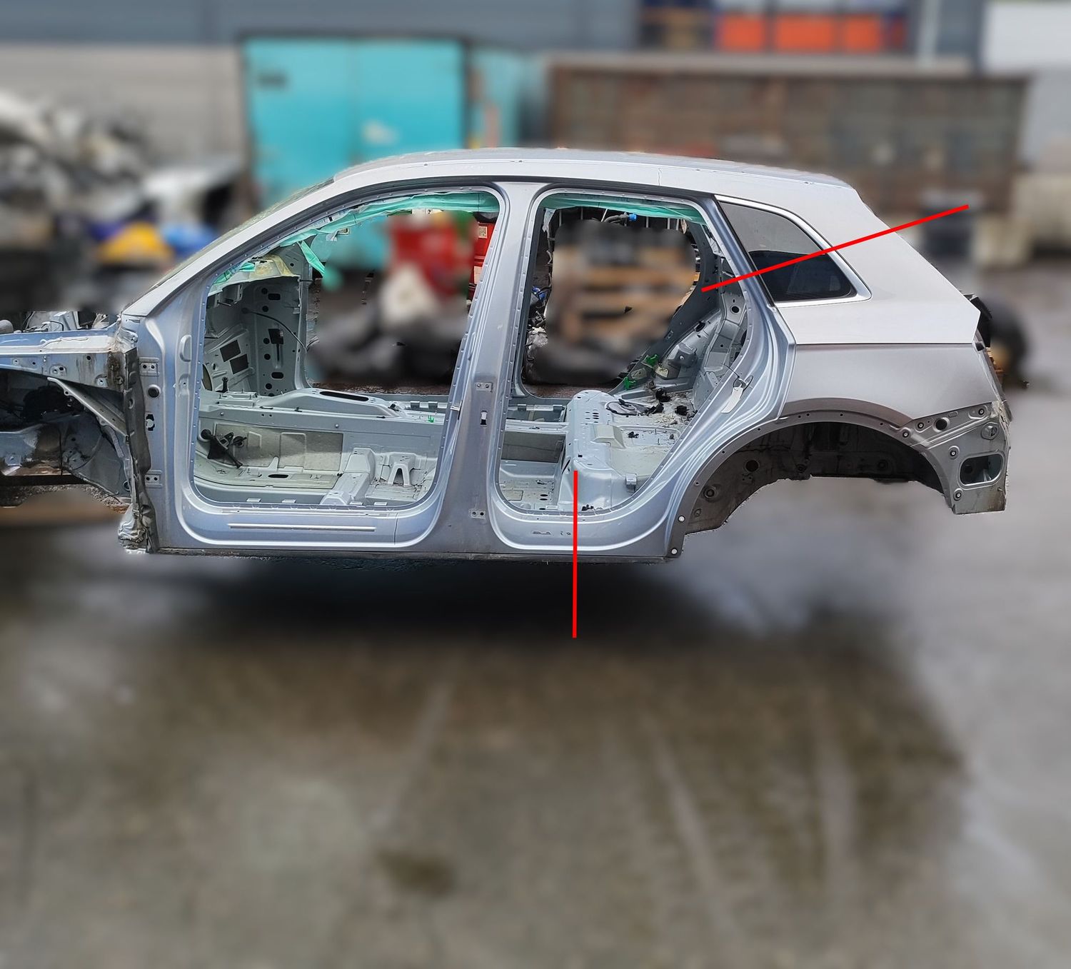 Bak vänster quarter panel AUDI Q5 (FY) (2016-...) — Leverans i Europa