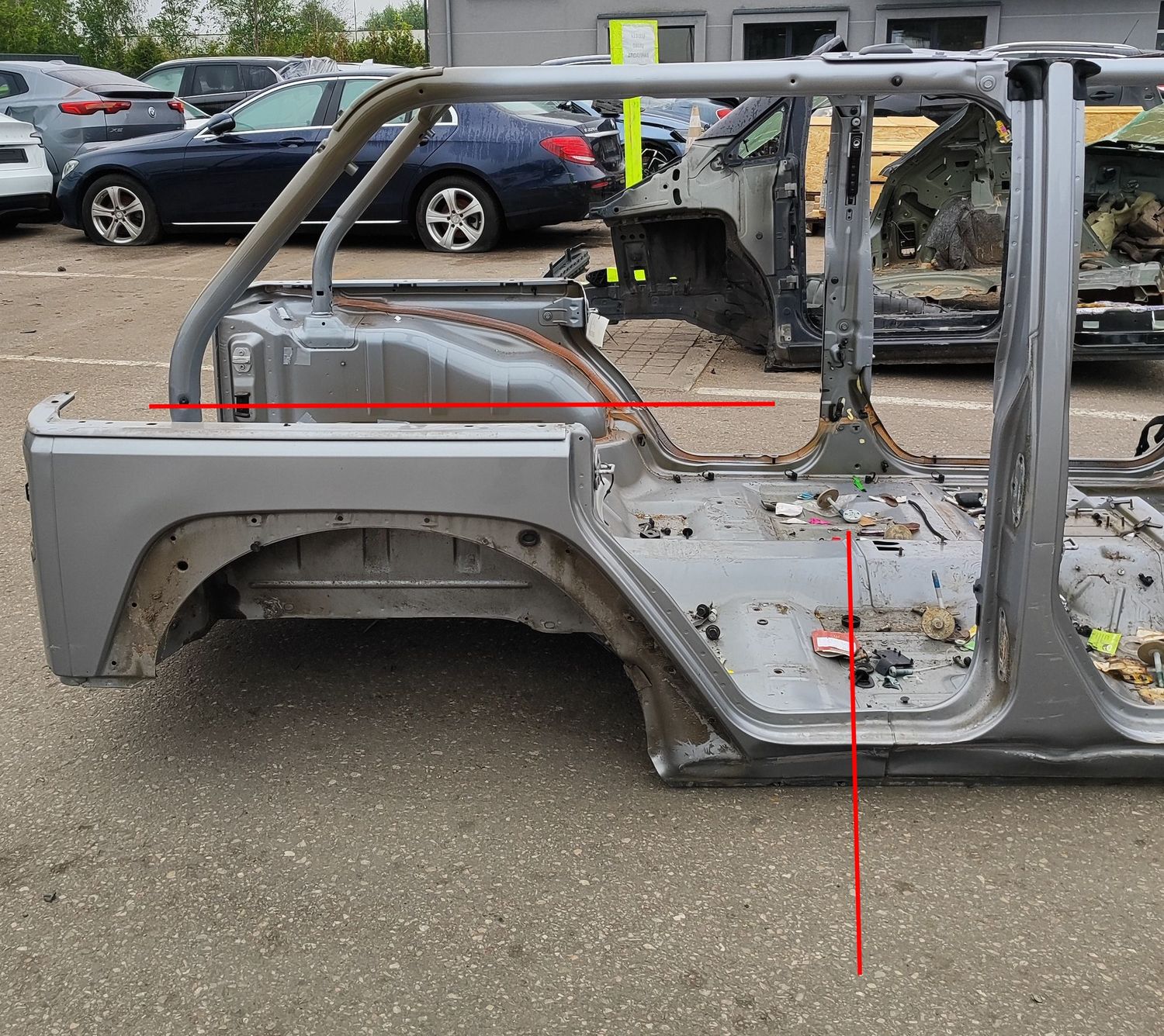 Hinten rechts quarter Blende JEEP WRANGLER (III JK) (2007-...) — Europa-Versand
