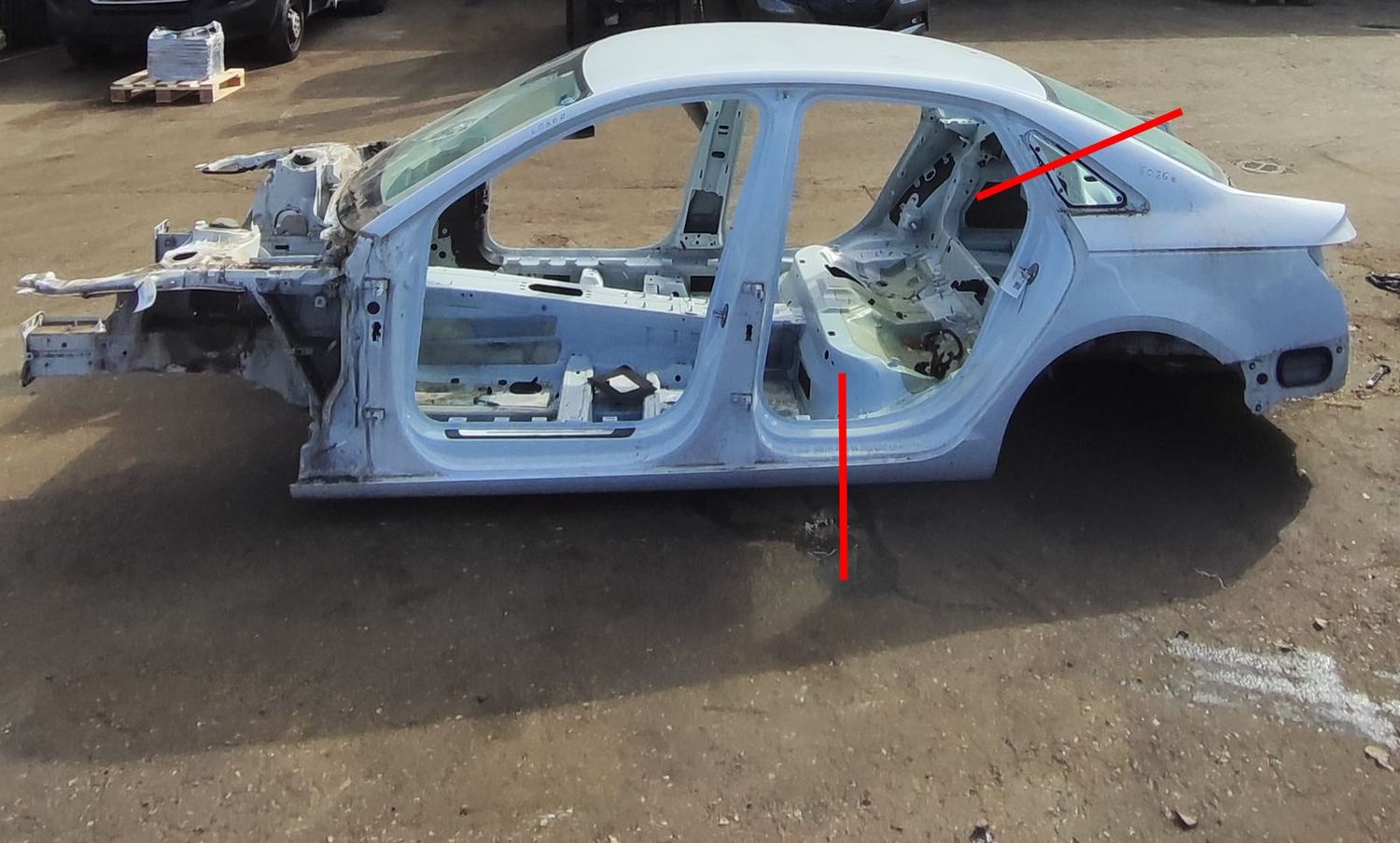 Bak vänster quarter panel AUDI A4 (8W2, B9) (2015-...) — Leverans i Europa