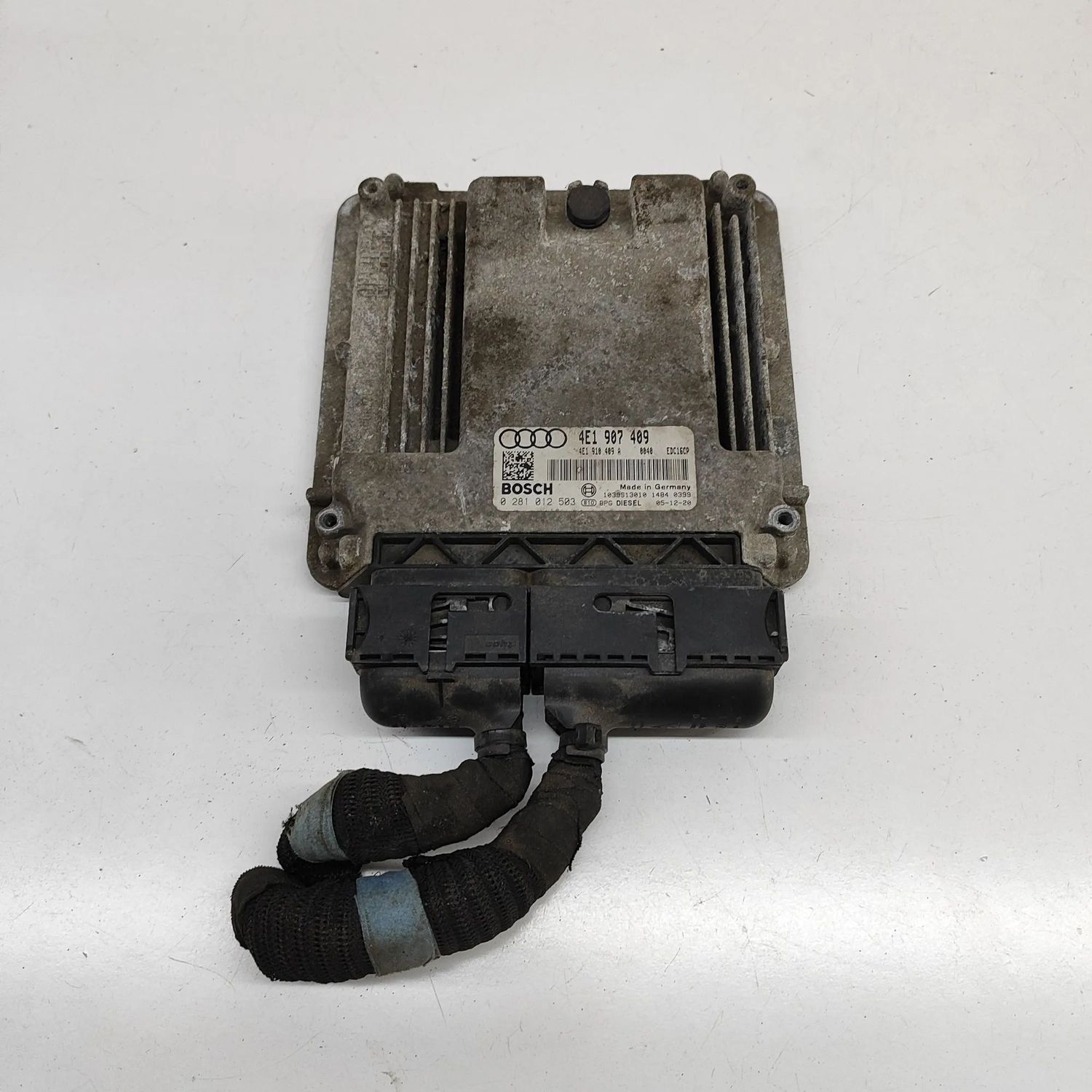 4E1910409A, 0281012503, 4E1907409 Sterownik silnika AUDI A8 (D3 4E2, 4E8) (2002-2010) — Dostawa w Europie