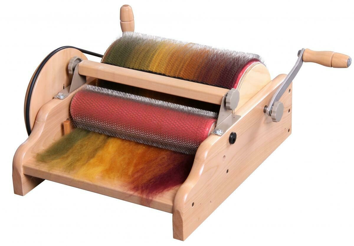 Ashford Drum Carder,  Wide  72 PPSI cloth