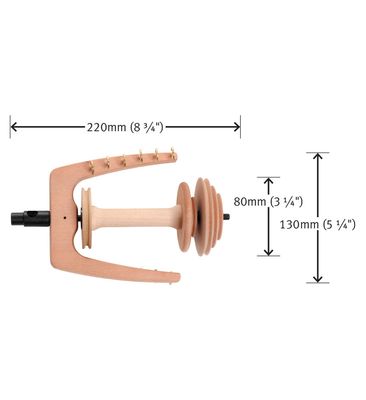 Ashford Double Drive Flyer, Whorl and Double Drive Bobbin