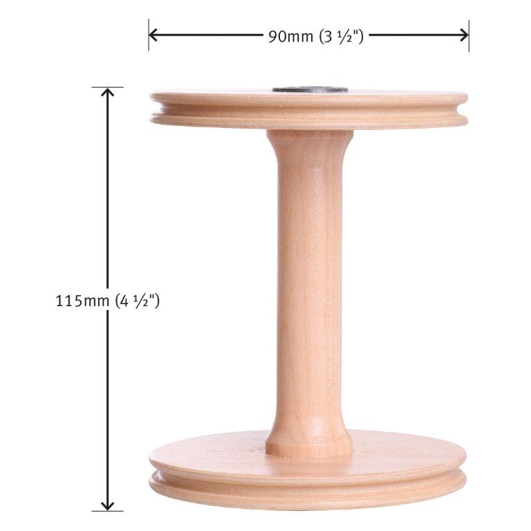 Sliding Hook Flyer Bobbin 90 mm, double drive, lacquered