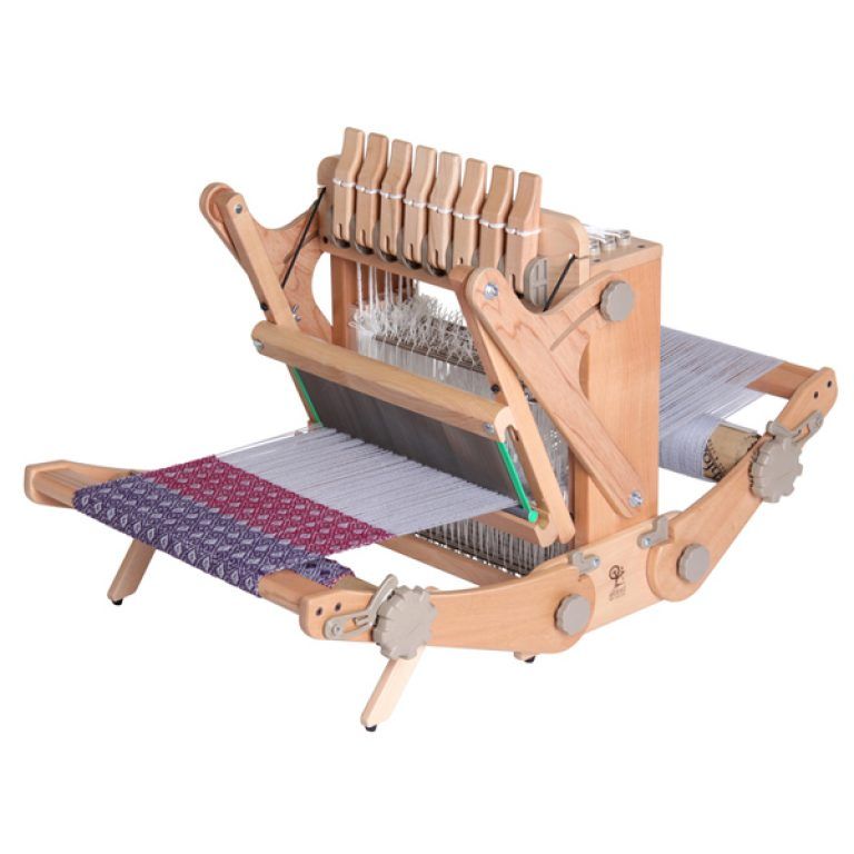 Katie Table Loom  7 shaft  12&quot; (assembled,  10 dpi reed and carry bag)