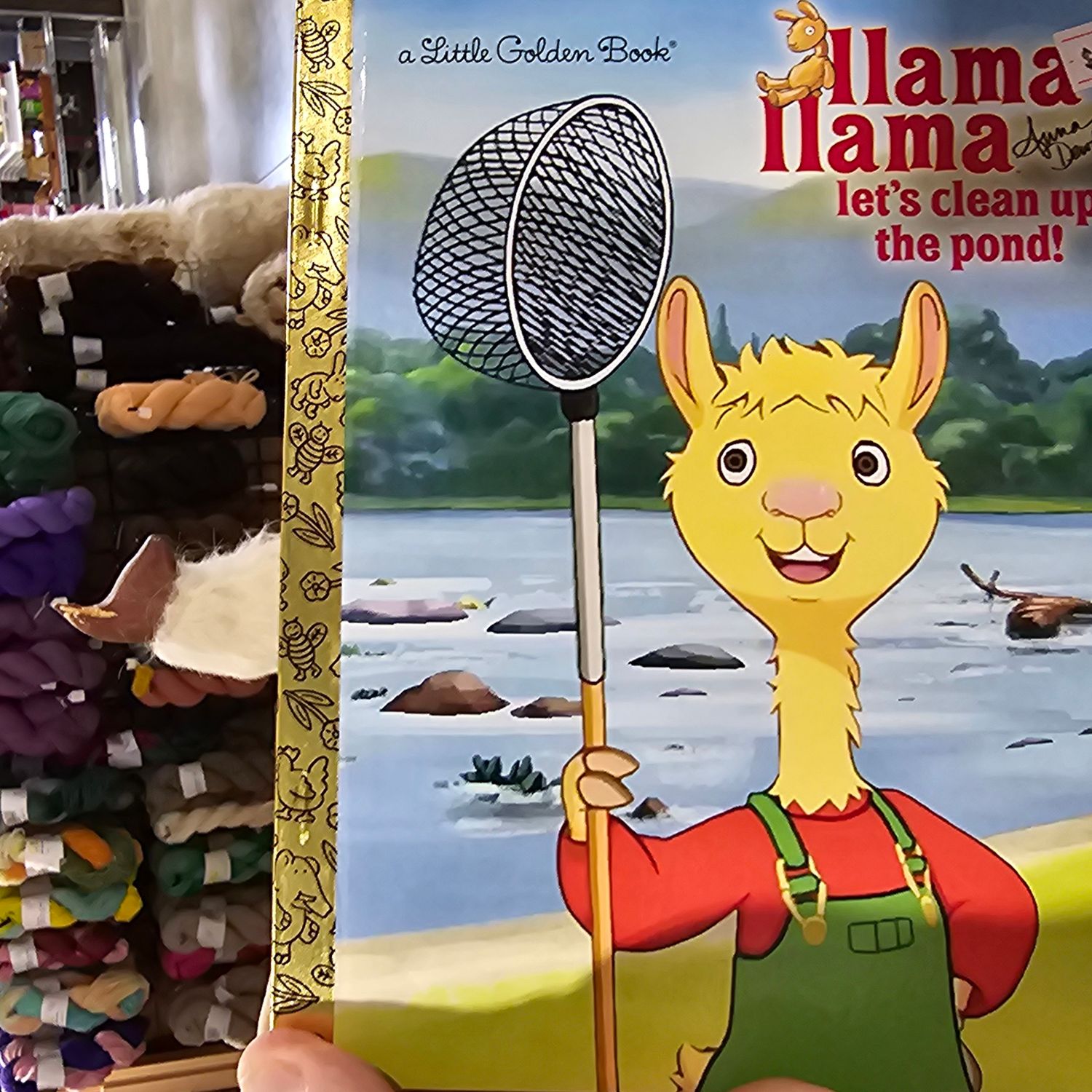 Llama Llama Lets Clean The Pond