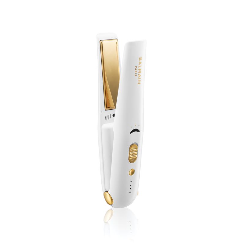 Balmain Limited Edition Cordless Straightner White/Gold