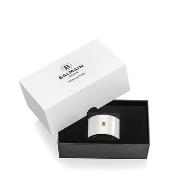 Balmain Elastique pour Cheveux White