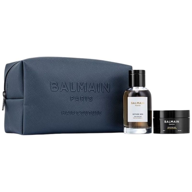 Balmain Homme Limited Edition Cosmetic Bag Cosmic Sapphire