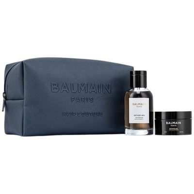 Balmain Homme Limited Edition Cosmetic Bag Cosmic Sapphire