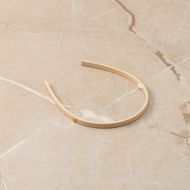 Balmain Limited Edition Acetate Headband Small Beige