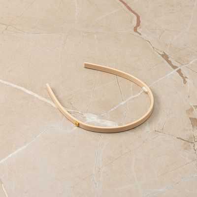 Balmain Limited Edition Acetate Headband Small Beige
