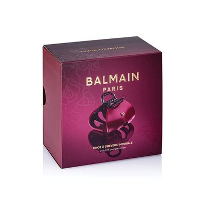 Balmain Limited Edition Pince à Cheveux Imperial Velvet Burgundy