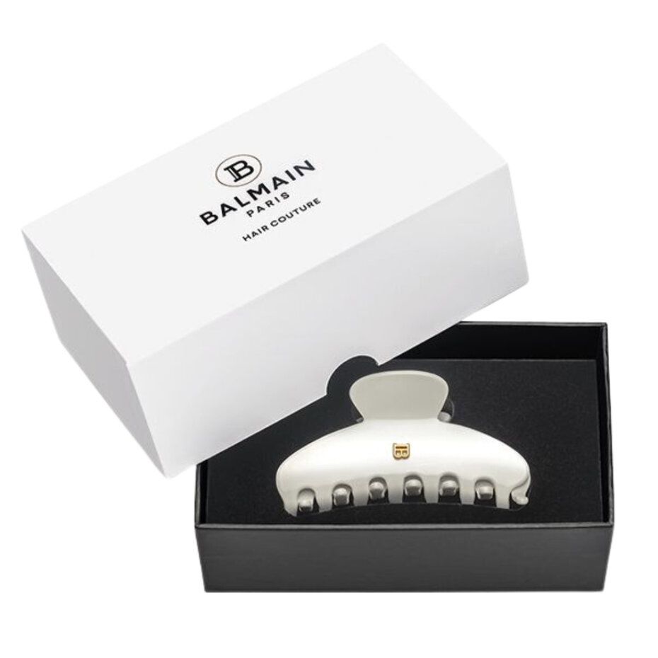 Balmain Pince à Cheveux Medium White