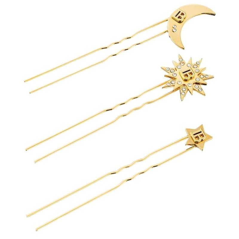 Balmain Limited Edition Pin Set Gold Balmain Limited Edition Pin Set Gold