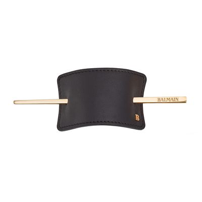 Balmain Barrette Genuine Leather Black Balmain Barrette Genuine Leather Black