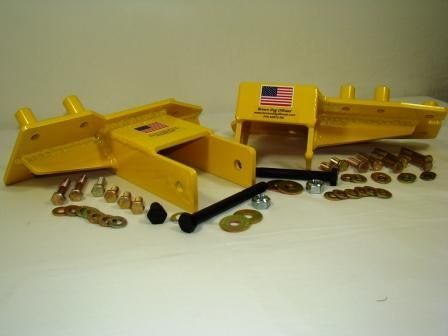 S2572-PHW, Super Brackets, Pair, 1991-1999 Jeep Wrangler YJ TJ 4.0L I6