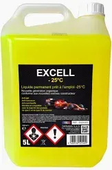 Liquide de refroidissement jaune universel-25° 5L Liquide de refroidissement jaune universel-25° 5L
