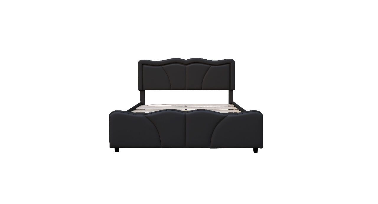 Serene Leather PU Bed Double/King